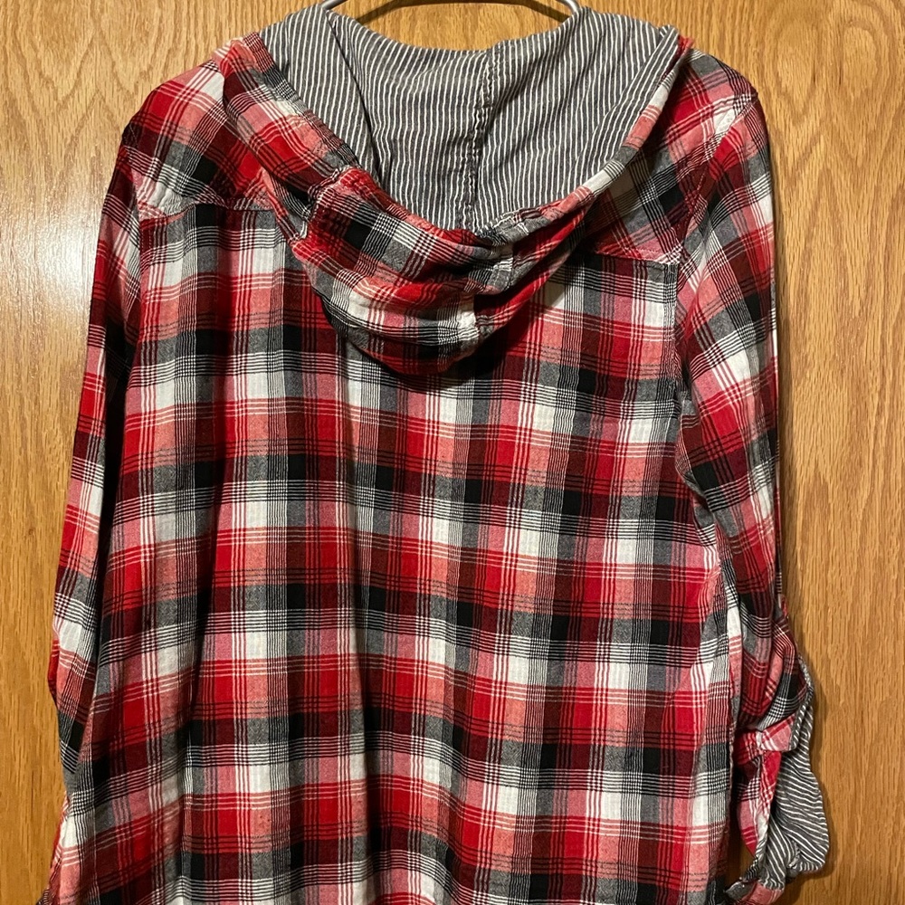Indigo XL plaid shirt